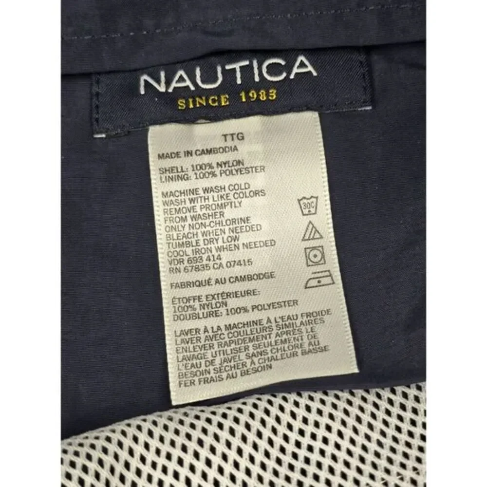 Nautica Shorts Mens XXL Board Shorts Swim Trunks Mesh Lining Blue‎ Summer Beach